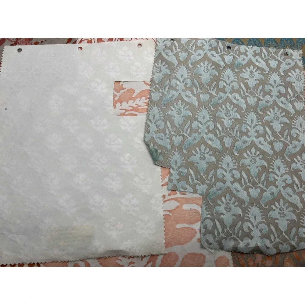 Vtg Eight Rare FORTUNY Sample Pieces - Stunning Hard to Find Patterns & Colors